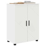 vidaXL Cabinet de salle de bain avec stockage Blanc 60 x 35 x 80 cm