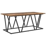 vidaXL Table basse Bois Ancien 100 x 50 x 40 cm