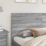 vidaXL Tête de lit Gris Sonoma 180 cm Bois d'ingénierie