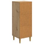 vidaXL Buffet Chêne artisanal 33 x 34 5 x 90 cm Bois d'ingénierie