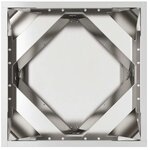 vidaXL Jardinière 2 Pièces Argent 40 x 40 x 40 cm Acier inoxydable