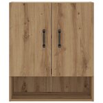 vidaXL Armoire murale chêne artisanal 60x31x70 cm bois d'ingénierie