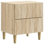vidaXL Cabinet de chevet avec tiroir Chêne Sonoma 43 x 34 5 x 48 cm