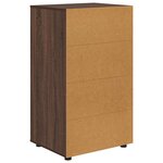 vidaXL Armoires de rangement 2 Pièces Chêne brun 60 x 48 x 105 cm