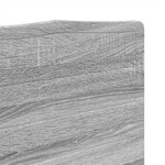 vidaXL Tête de lit Gris Sonoma 140 cm Bois d'ingénierie