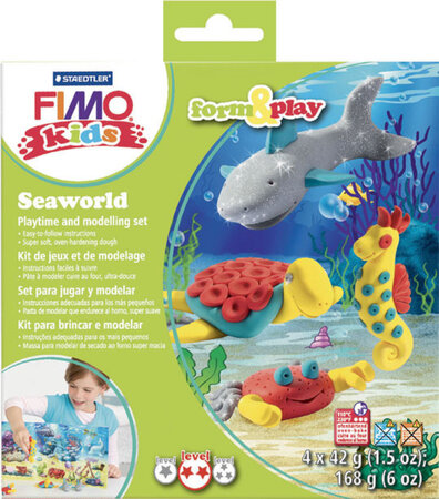 Kit Pâte Fimo Kids Monde marin 8034.14