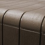 vidaXL Boîte à coussins Marron 117x45 5x57 5 cm 270 L