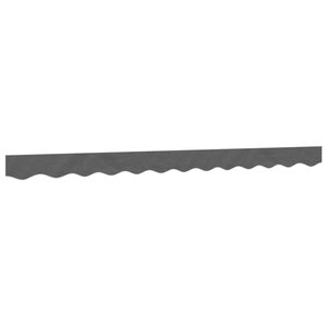 vidaXL Tissu de remplacement de cantonnière d’auvent rayure anthracite