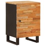 vidaXL Armoire de salle de bain avec stockage Naturel 38 x 33 x 58 cm