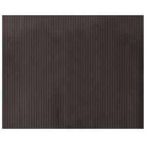 vidaXL Tapis rectangulaire marron foncé 80x100 cm bambou