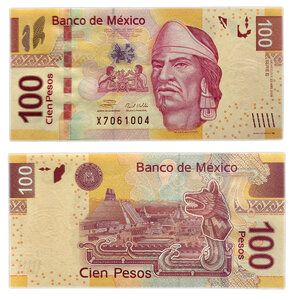 Billet de Collection 100 pesos 2009 Mexique - Neuf - P124e serie E