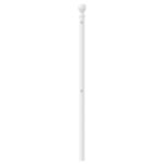 vidaXL Tête de lit métal blanc 100 cm