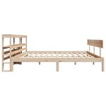 vidaXL Cadre de lit sans matelas 200x200 cm bois massif de pin