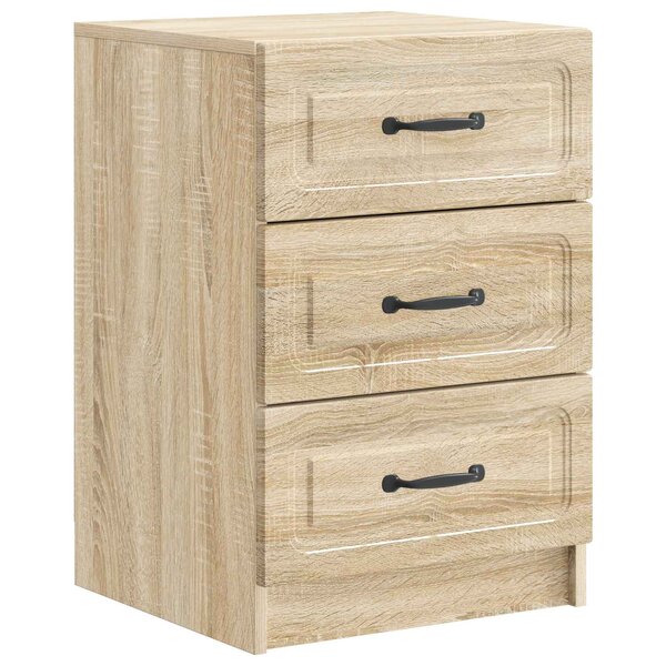 vidaXL Cabinet de chevet avec tiroir Chêne Sonoma 43 x 41 x 63 5 cm