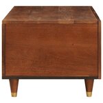 vidaXL Table basse 80 x 50 x 40 cm Bois de mangue massif