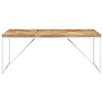 vidaXL Table à manger 180x90x76 cm Bois massif d'acacia et de manguier