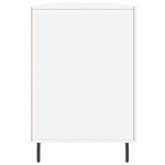 vidaXL Bureau blanc 140x50x75 cm bois d'ingénierie