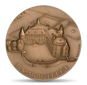 Médaille bronze château de rambouillet