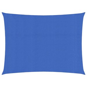vidaXL Voile d'ombrage 160g/m² rectangulaire bleu 3 5x4 5 m PEHD