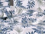 Parure de lit verte TROPICAL 260 x 240 cm