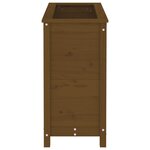 vidaXL Jardinière marron miel 82 5x40x78 cm bois massif de pin