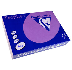 Ramette 500 Feuilles Papier 80g A4 210x297 mm violine TROPHÉE