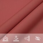 vidaXL Voile de parasol tissu oxford rectangulaire 3x4 5 m terre cuite