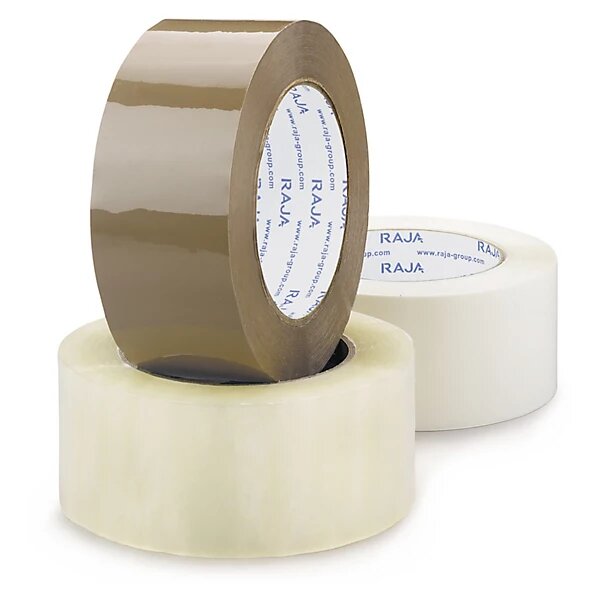 Ruban adhésif polypropylène silencieux havane raja standard  28 microns 48 mm x 66 m (lot de 36)