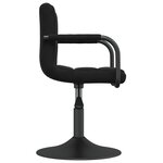 vidaXL Tabouret de bar Noir Velours