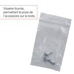 Console murale à visser soléa gris anthracite mat sablé ren 0206ms