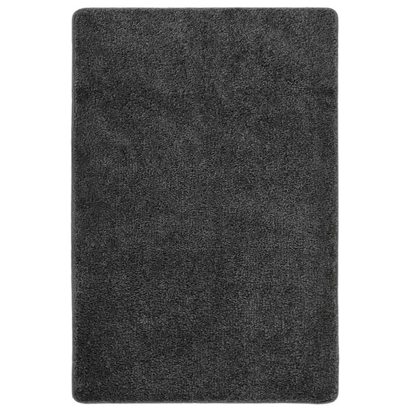 vidaXL Tapis shaggy antidérapant Gris 140x200 cm