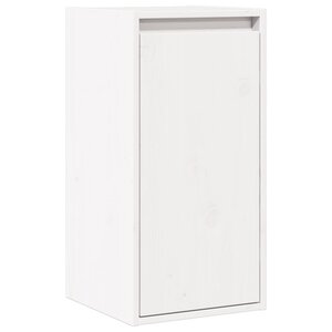 vidaXL Armoire murale Blanc 30x30x100 cm Bois de pin massif