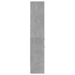 vidaXL Bibliothèque Gris béton 40x35x180 cm Bois d’ingénierie