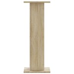 vidaXL Supports pour plantes 2 Pièces chêne sonoma bois d'ingénierie