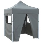 vidaXL Tente de fête 200 x 200 x 315 cm Anthracite Tissu Oxford