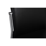 vidaXL Chaises à manger lot de 4 noir similicuir