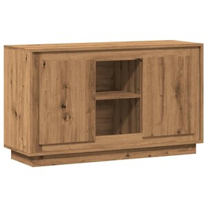 vidaXL Buffet chêne artisanal 102x35x60 cm bois d'ingénierie