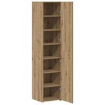 vidaXL Haut de buffet en chêne 40x42.5x185 cm en bois d'ingénierie