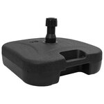 vidaXL Pied de parasol Noir 45 x 45 x 29 5 cm