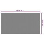 vidaXL Tapis d'extérieur 80x150 cm design réversible