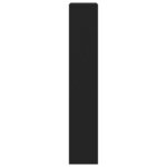 vidaXL Armoire à chaussures 4 tiroirs rabattables noir 60x34x187 5 cm