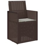 vidaXL Coussins de siège 2 Pièces Gris clair 47 x 36 x 2 cm Polyester