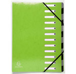 Trieur Harmonika 12CP Iderama vert anis x 6 EXACOMPTA