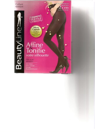 COLLANT MINCEUR BEAUTYLINE NOIR OPAQUE XL Noir