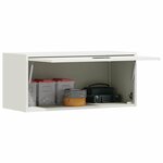 vidaXL Armoire murale pour garage Blanc 80 x 33 x 35 cm