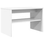 vidaXL Meuble TV Blanc 60 x 35 x 40 cm Bois d'ingénierie