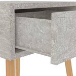 vidaXL Tables de chevet 2 Pièces Gris béton 40x40x56 cm Aggloméré