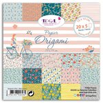 100 Papiers Origami Oh La La 15x15 Cm - Draeger paris