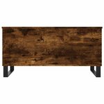 vidaXL Table basse Chêne fumé 90x44 5x45 cm Bois d'ingénierie