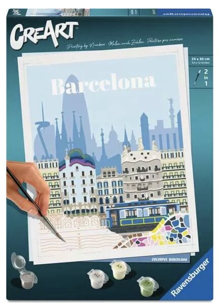 CreArt Adultes Tendance - Barcelone - 24x30 cm